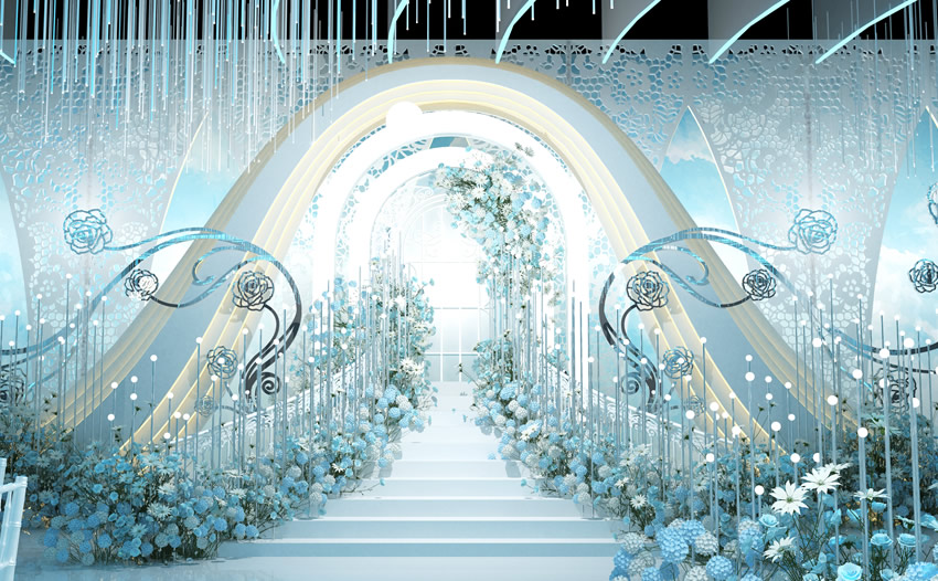 巴中釡香烙馍村水晶厅效果展示